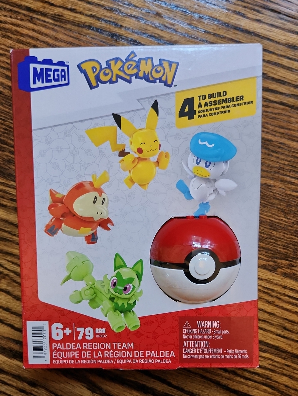 Pokemon MEGA Paldea Region TEAM building set